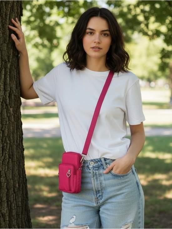 Handbags - Pink Versatile Crossbody Bag